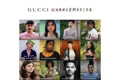 gucci sponsoring|gucci north america changemakers.